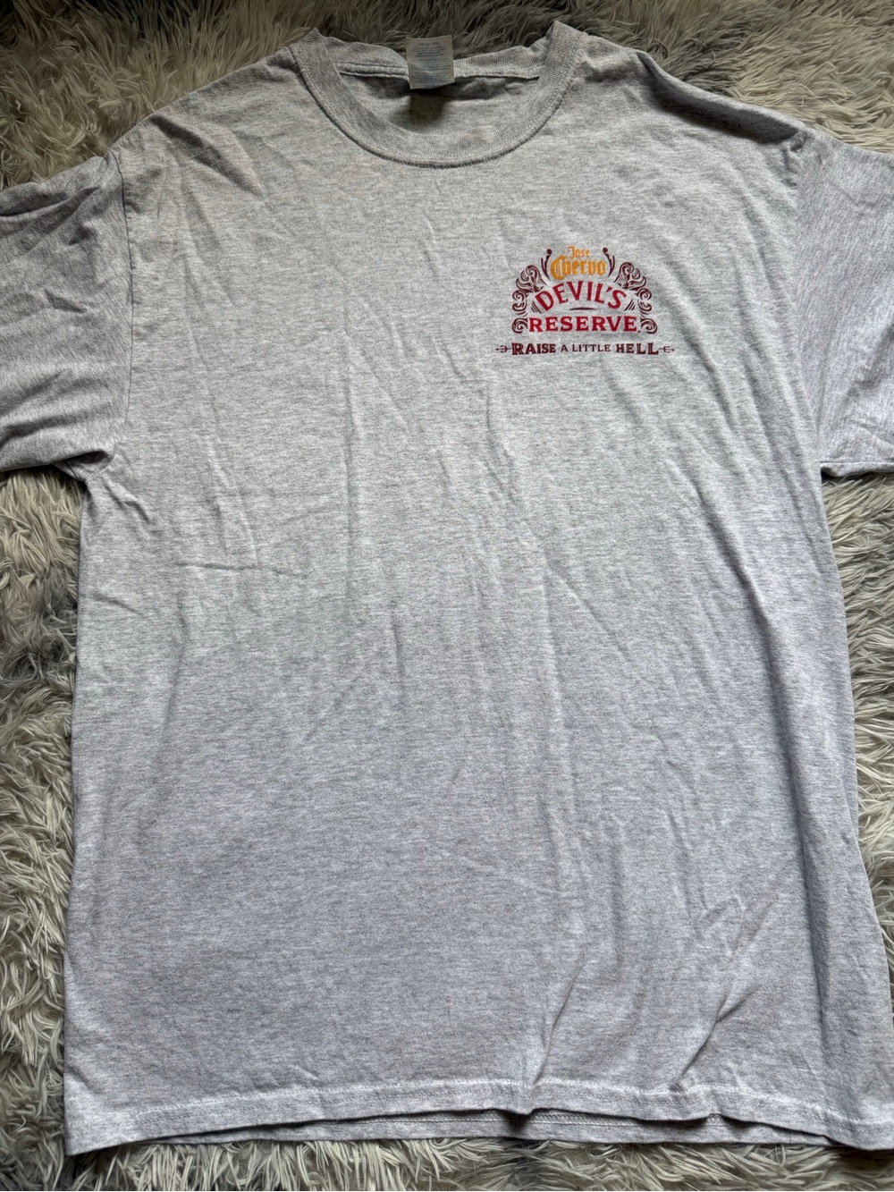Port and Company Gray Devil's Reserve Graphic Tee
